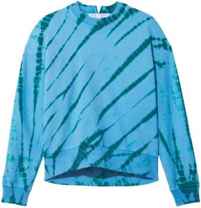 Proenza Schouler White Label Sweater met tie-dye print Blauw