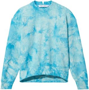 Proenza Schouler White Label Sweater met tie-dye print Blauw