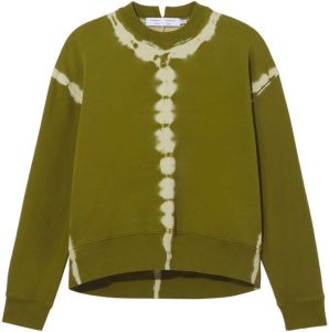 Proenza Schouler White Label Sweater met tie-dye print Groen