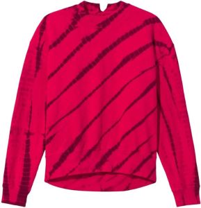 Proenza Schouler White Label Sweater met tie-dye print Rood
