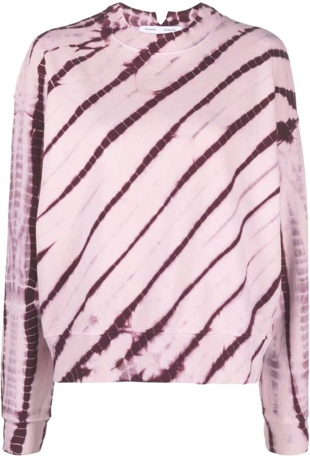 Proenza Schouler White Label Sweater met tie-dye print Roze