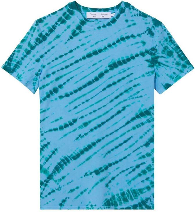 Proenza Schouler White Label T-shirt met tie-dye print Blauw