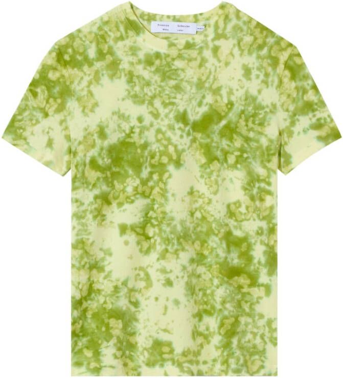 Proenza Schouler White Label T-shirt met tie-dye print Groen