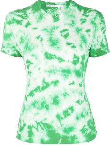 Proenza Schouler White Label T-shirt met tie-dye print Groen