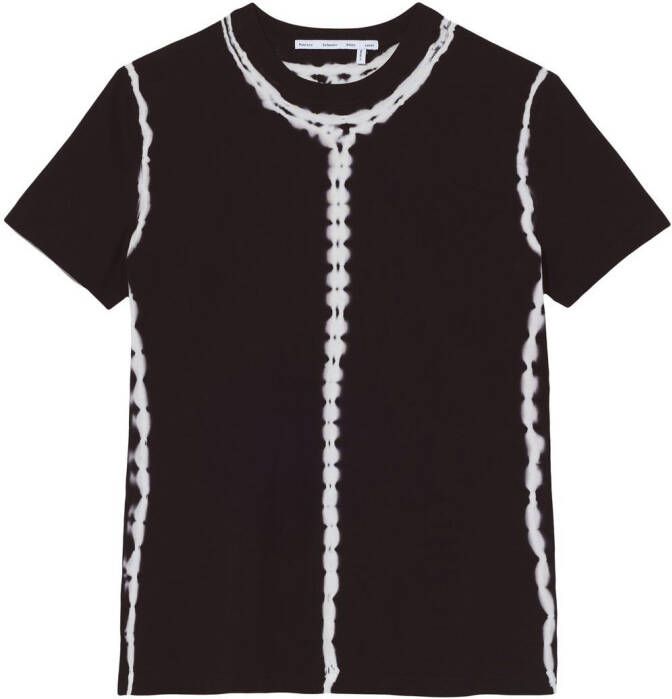Proenza Schouler White Label T-shirt met tie-dye print Zwart