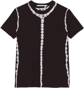 Proenza Schouler White Label T-shirt met tie-dye print Zwart