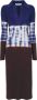 Proenza Schouler White Label Jurk met tie-dye print Blauw - Thumbnail 1
