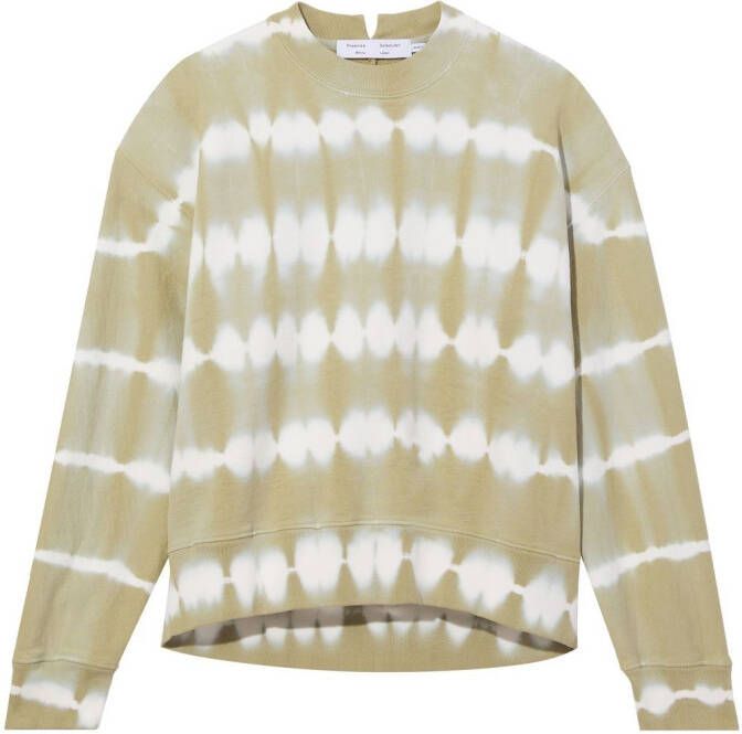 Proenza Schouler White Label Sweater met tie-dye print Beige