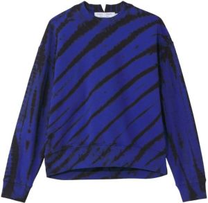 Proenza Schouler White Label Tie Dye Sweatshirt Blauw