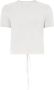 Proenza Schouler White Label T-shirt met gedraaid detail Groen - Thumbnail 1