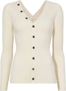 Proenza Schouler White Label Vest met V-hals Wit