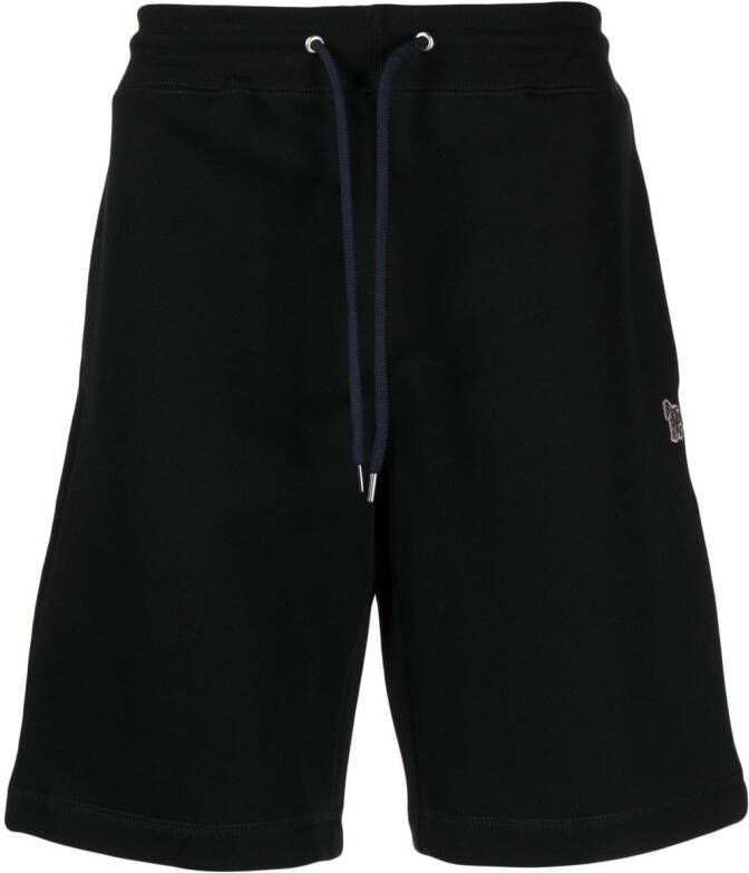 PS Paul Smith Bermuda shorts met logopatch Zwart