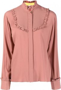 PS Paul Smith Blouse met ruches Roze