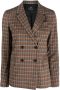 PS Paul Smith checked double-breasted blazer Bruin - Thumbnail 1