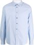 PS Paul Smith Overhemd met contrasterende knoop Blauw - Thumbnail 1