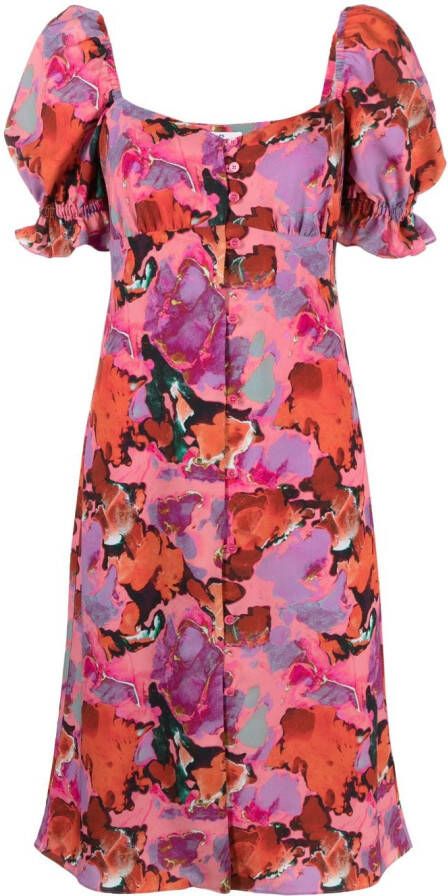PS Paul Smith Jurk met ballonmouwen Roze