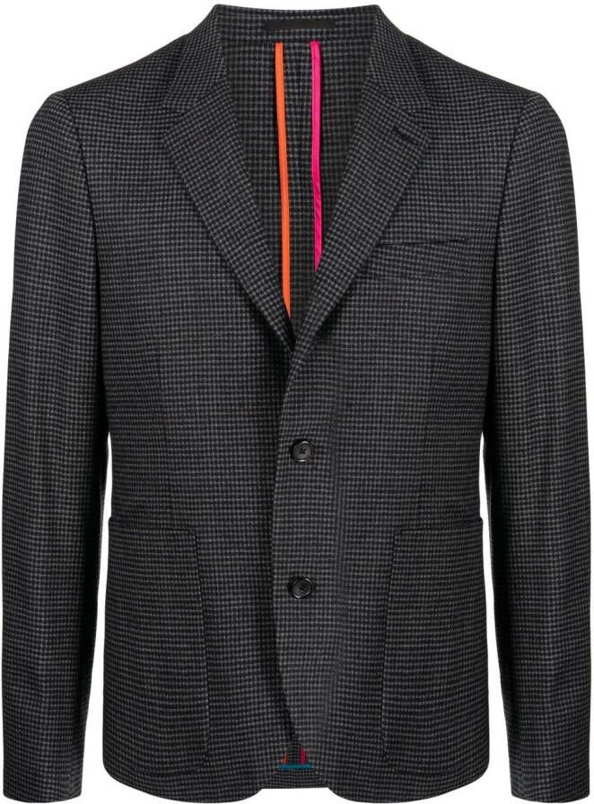 PS Paul Smith Geruite blazer Zwart