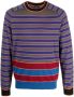 PS Paul Smith Gestreepte trui Blauw - Thumbnail 1