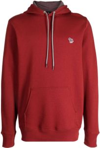 PS Paul Smith Hoodie met logopatch Rood