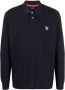 PS Paul Smith Poloshirt met logopatch Blauw - Thumbnail 1
