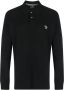 PS Paul Smith Poloshirt met logopatch Zwart - Thumbnail 1