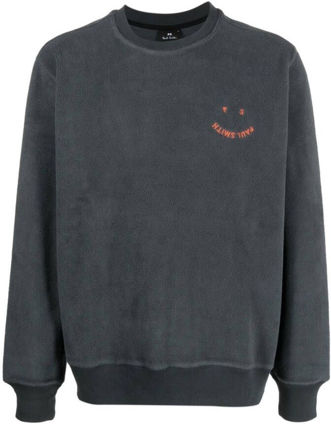 PS Paul Smith Sweater met logoprint Grijs