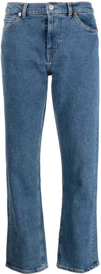 PS Paul Smith Cropped jeans Blauw