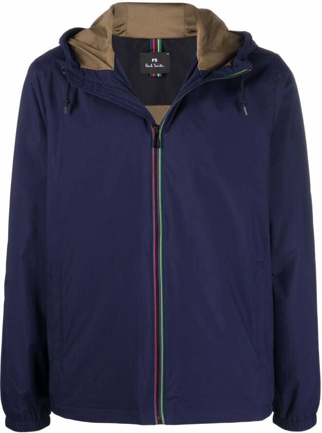 PS Paul Smith Nylon jack Blauw
