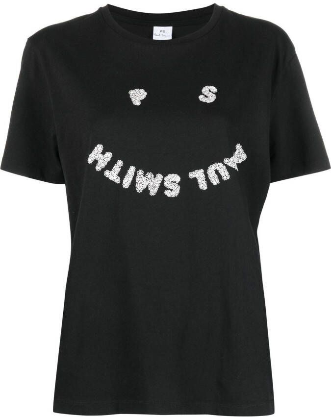 PS Paul Smith Katoenen T-shirt Zwart