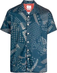 PS Paul Smith Overhemd met print Blauw