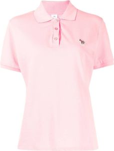 PS Paul Smith Polotop met zebrapatch Roze