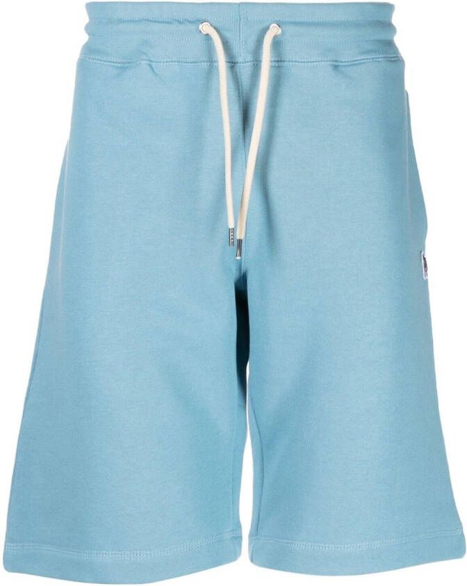 PS Paul Smith Shorts met logopatch Blauw