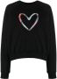 PS Paul Smith Sweater met hartprint Zwart - Thumbnail 1