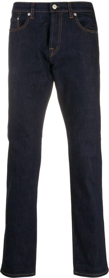 PS Paul Smith Straight jeans Blauw