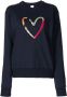 PS Paul Smith Sweater met geborduurd hart Blauw - Thumbnail 1