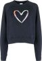 PS Paul Smith Sweater met hartprint Blauw - Thumbnail 1