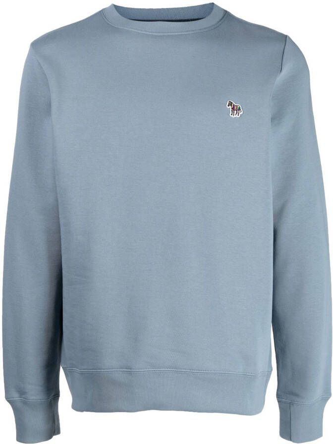 PS Paul Smith Sweater met logo Blauw