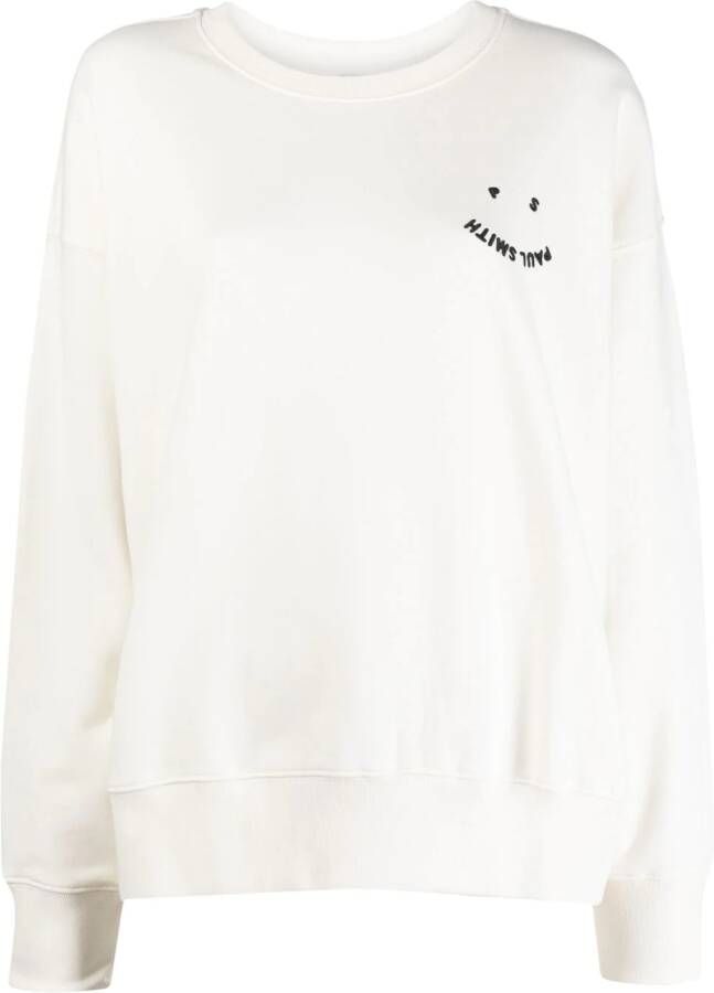 PS Paul Smith Sweater met logo Wit