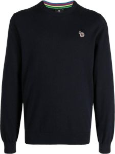 PS Paul Smith Sweater met logopatch Blauw
