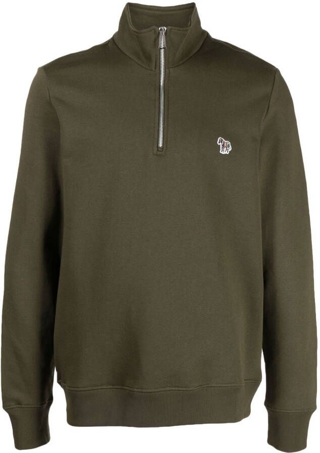PS Paul Smith Sweater met logopatch Groen