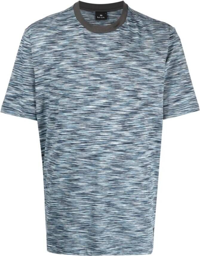 PS Paul Smith T-shirt met abstracte print Blauw