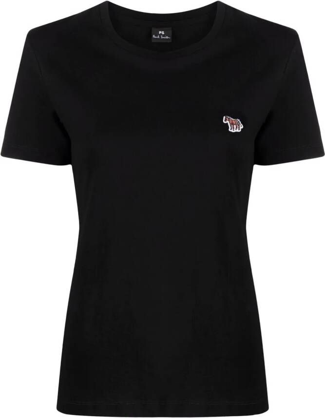 PS Paul Smith T-shirt met borduurwerk Zwart