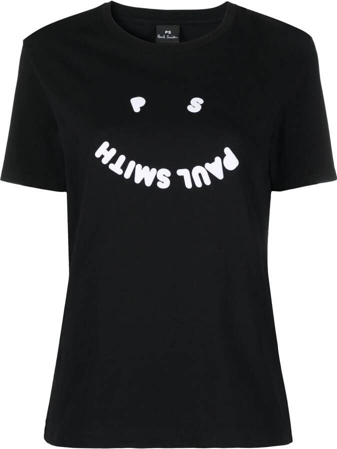 PS Paul Smith T-shirt met logoprint Zwart