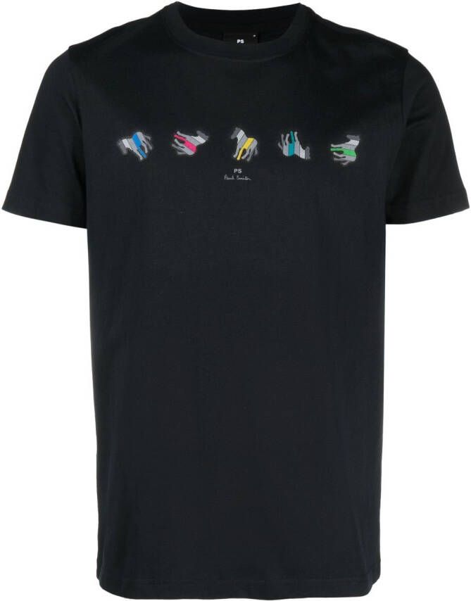 PS Paul Smith T-shirt met print Blauw