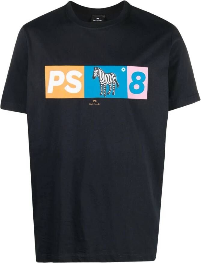 PS Paul Smith T-shirt met print Blauw