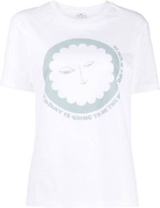 PS Paul Smith T-shirt met print Wit