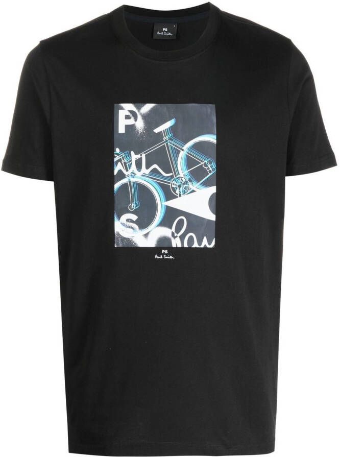 PS Paul Smith T-shirt met print Zwart