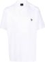 PS Paul Smith Poloshirt met zebrapatch Wit - Thumbnail 1