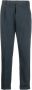 PT Torino Broek met geplooid detail Blauw - Thumbnail 1
