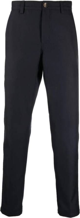 PT Torino Broek met toelopende pijpen Blauw